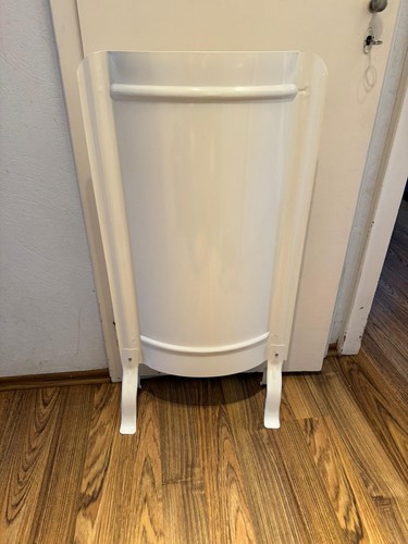 Ofenschirm mit füßen - mit, weiß