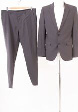 HUGO BOSS Marzotto Herren Anzug Sakko Hose Extra Slim-Fit Gr.52 Super120´S Wolle