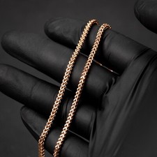 Rose Gold Plated Solid Heavy