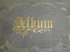 Altes album mit notizen - altes,
