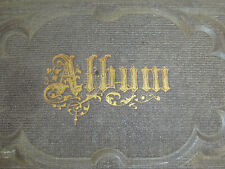 Altes Album mit Notizen