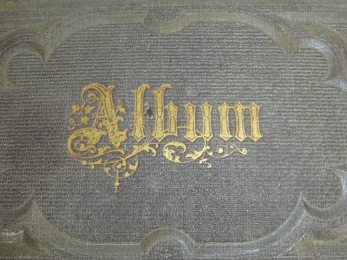 Altes album mit notizen - album,