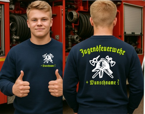Jugend feuerwehr pullover - feuerwehr,