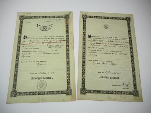 Patent urkunde macholl - 2x,
