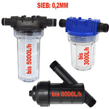 VORFILTER PUMPENFILTER HAUSWASSERWERK WASSER FILTER GARTENPUMPE FEINFILTER PUMPE