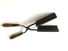 Antike Lockenzange Kreppeisen Plisseezange Friseur