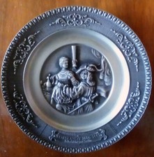 Kleiner Zinnteller, WMF Zinn