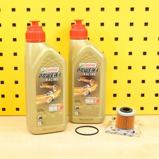 Ölwechsel-Set Original Ölfilter Öl Castrol 5w40 für: Piaggio Beverly 400 Euro 5