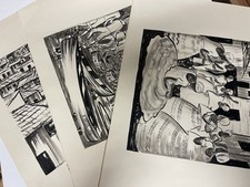 3 Paintings SIGNED ART PICTURE