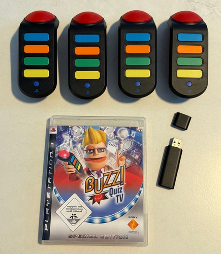 Sony playstation buzz quiz - 3, buzz!