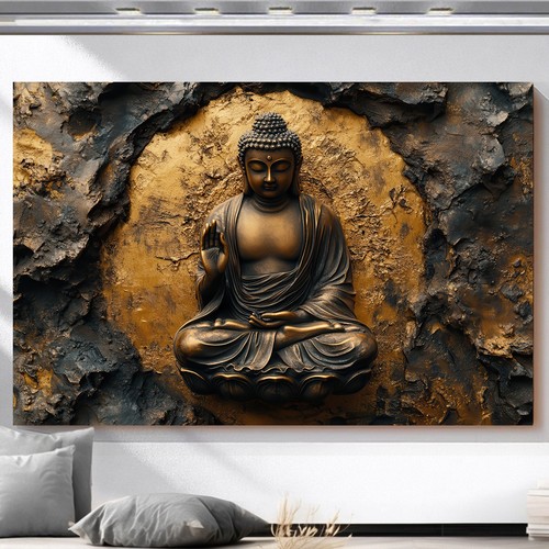 Buddha kunstdruck leinwand - kunstdruck, –