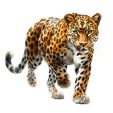 Car Sticker 18x18 cm | Leopard