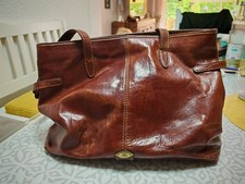 Tasche Shopper Echtleder Kultmarke The Bridge - Gebraucht