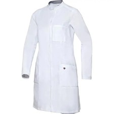 BP Arztkittel Kittel Damen Baumwolle weiß Größe 54 Länge Armliftsystem Taschen