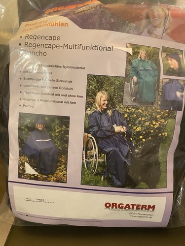Orgaterm regencape mit arm - mit,