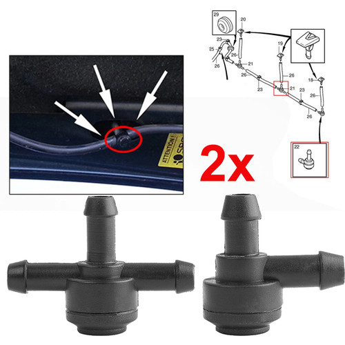Wege anschlussventil und - 2x,