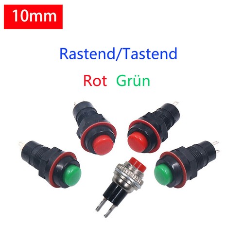 Tastend rund druckschalter - rund,