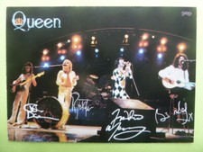 Queen pop autogrammkarte - pop,
