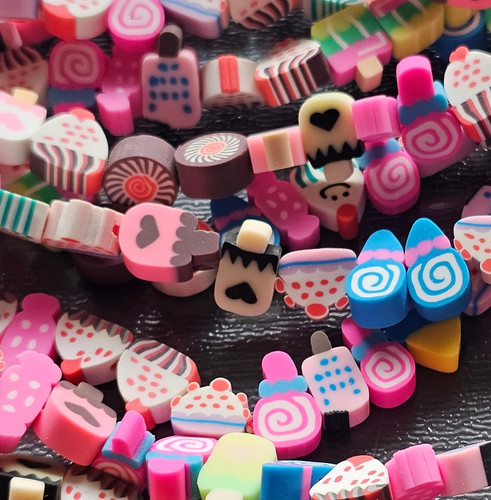 Heishi fimo perlen - heishi,