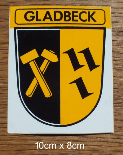Aufkleber souvenir gladbeck - souvenir,