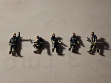 Preiser H0 - Feuerwehrsammlung - 5  Feuerwehrleute in Einsatzkleidung
