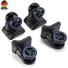 4 Stk Ersatz Gepäck Rollen Räder Lenkrolle Schwenkräder für Reisekoffer Koffer