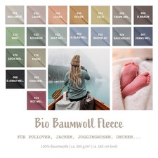 Bio Baumwollfleece Stoff