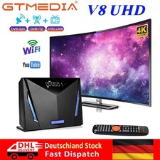 V8 UHD 4K Sat Receiver H.265 10bits DVB-S2/S2X+T2+C HDTV Sat Empfänger HDMI WLAN