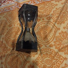 Antike sanduhr montierung zinn - sanduhr,