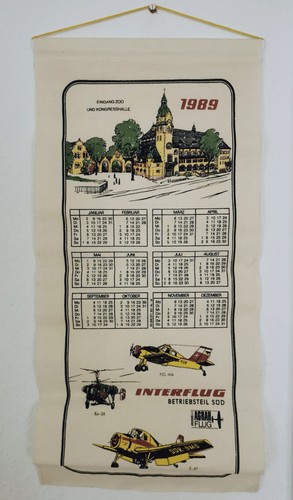 Stoffkalender 1989 - stoffkalender,