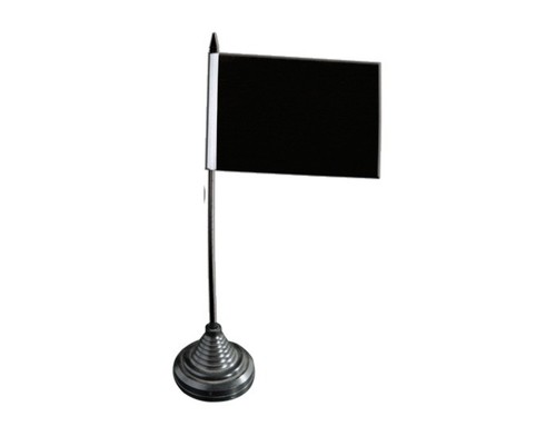 Tischflagge einfarbig schwarz - tischflagge,
