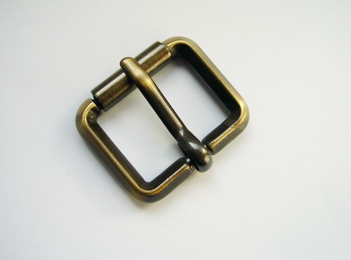 Rollschnalle antikmessing - rollschnalle,,