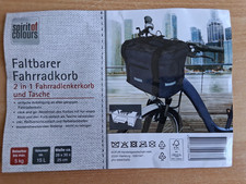 faltbarer Fahrradkorb