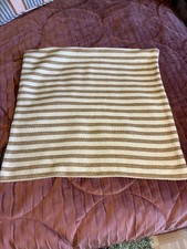 LEXINGTON Kissenhülle aus 100% Baumwolle mit Streifen, Reißverschluss  48x48 cm