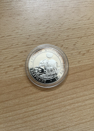 Silber somalia elefant - oz,