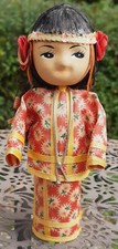 Trachten Puppe aus Taiwan Asien - alt - Handarbeit ca. 16 cm - Souvenir Sammler