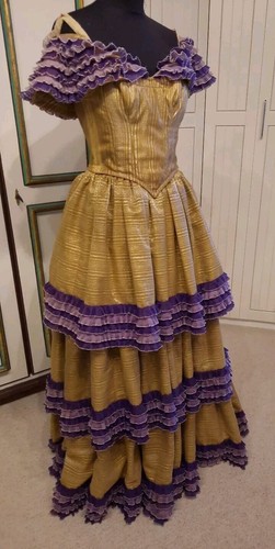 Kleid gold barock sissi - gold,