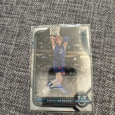 Christian Braun 2021-22 Bowman