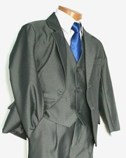 Jungen Anzug Kinderanzug silber/grau  Größe 98    NEU