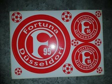 Fortuna Düsseldorf Aufkleber Sticker Set - 3 Logos Postkartenformat Bundesliga  