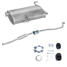 Auspuff Mitteltopf Endtopf Peugeot 206 1.1i 1.4i 1.6i KOMBI + Montagesatz