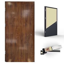 Ausstellungstür #ME01 Haustür Alu-Stahl Tür AC68 mit Zarge DIN Links 100x210 cm