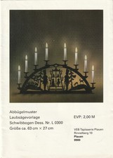 DDR Laubsägevorlage