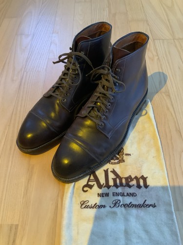 Alden boots shell - shell, cordovan