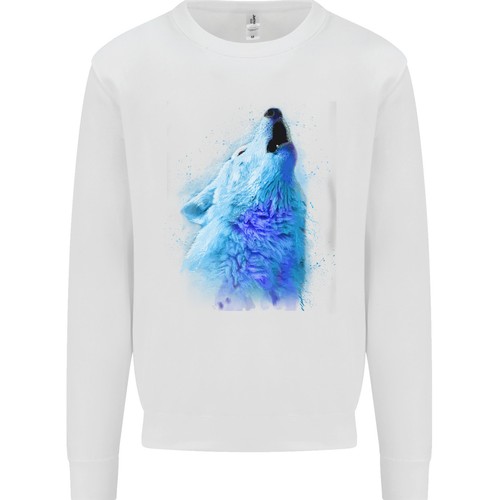 Aquarell wolf herren - aquarell,