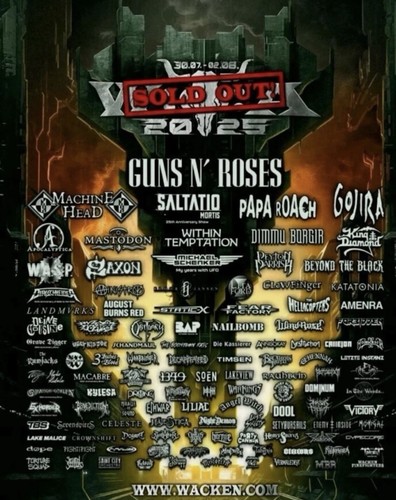 Woa tickets 2025 wacken - 2x,