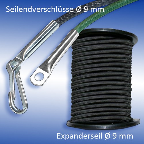 Expanderseil mm schwarz - 9,