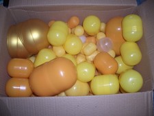 Leere Ü Eier Maxi Ei XL Gold Kugel  225 Teile