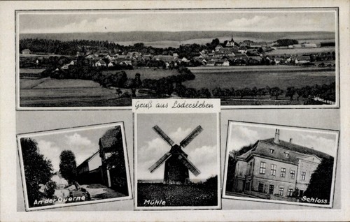 Lodersleben querfurt im - ak,