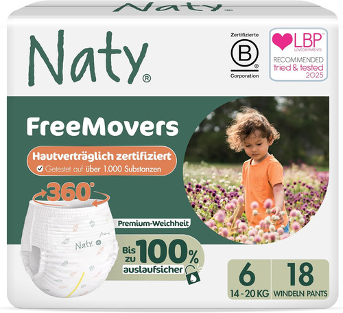 Naty freemovers baby pants - baby,